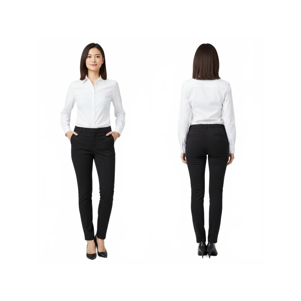 Vince Camuto Black Dress Pants Career Trouser Stretch Size 4